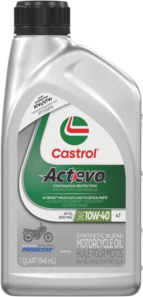 Castrol POWER 1 4T 10W-40 synthetic motorcycle oil